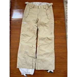 FourSquare Women's Snow Pants Size XS Biege‎ Winter Snowboarding Sports